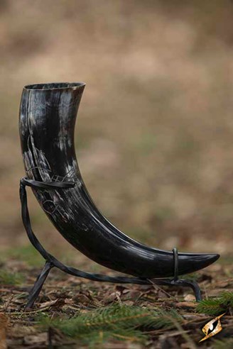 Druid drinking horn 0,5 L with Stand