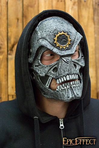 Metal Skull Trophy Mask - One-Size