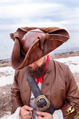 Pirate Hat - Faux Leather