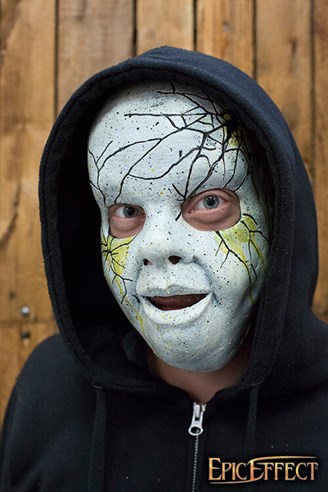 Doll Trophy Mask - Grey/Black- One Size Doll Trophy Mask - Grey/Black- One Size