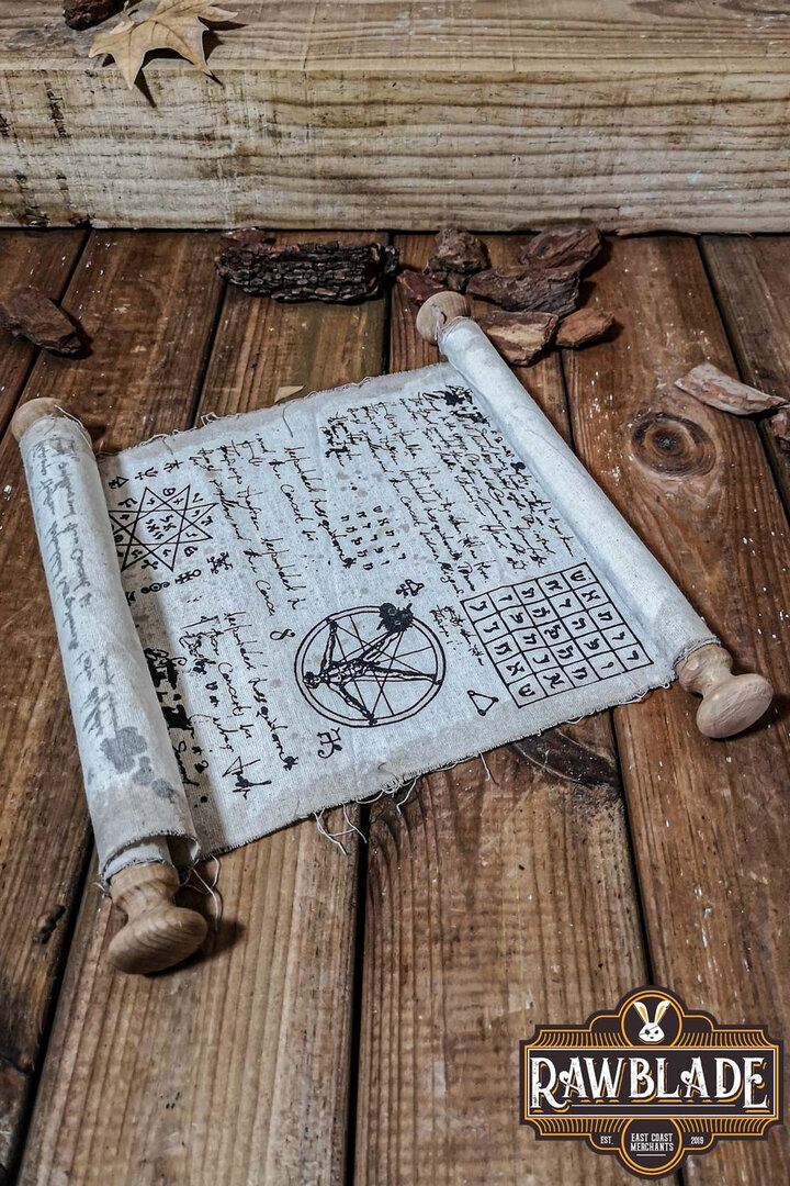 Witcher Scroll With Leather Strap Iron Fortress