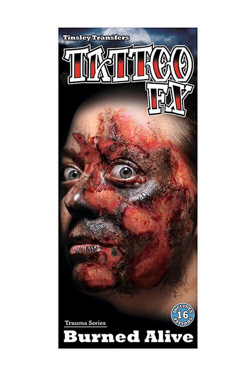 Burned Alive Temporary Tattoo Product image