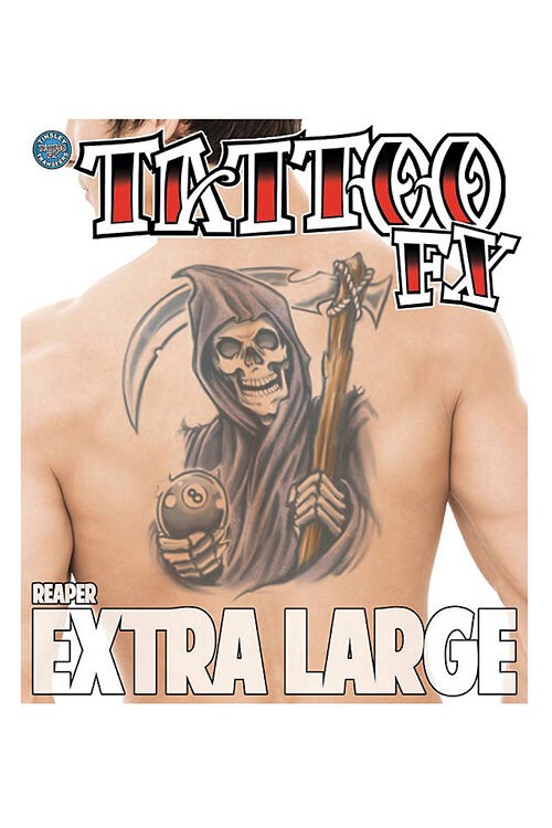 Extra Large Reaper Temporary Tattoo Product image