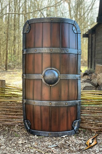 Reinforced Tower Shield-Wood - 130x80cm