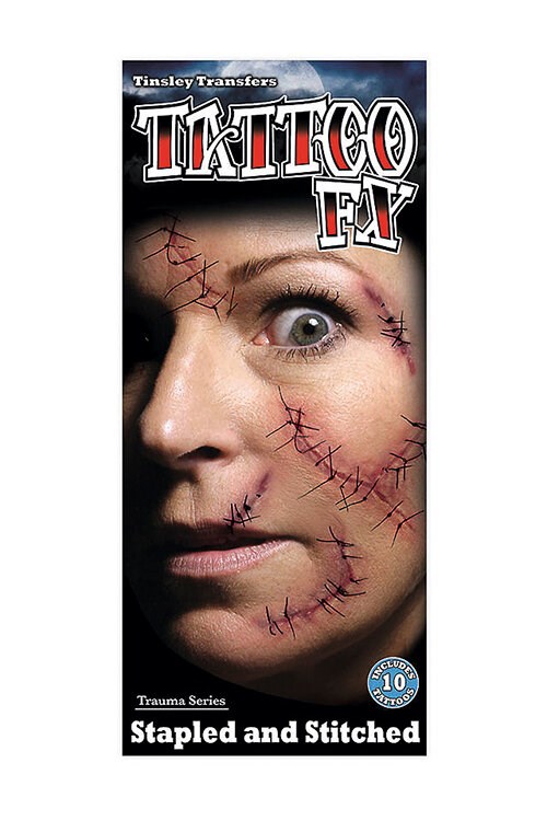 Stapled & Stitched Temporary Tattoo Product image